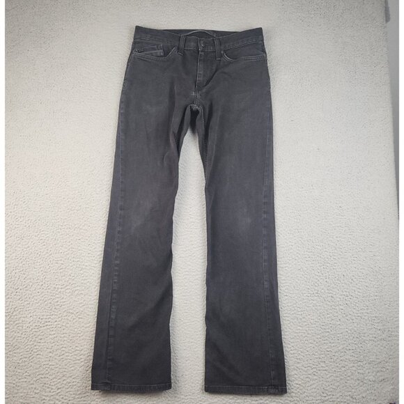 Joe’s Jeans The Rocker Womens Sz 29 Desmond Black Wash Slim Boot Flare Low Rise - Picture 1 of 12